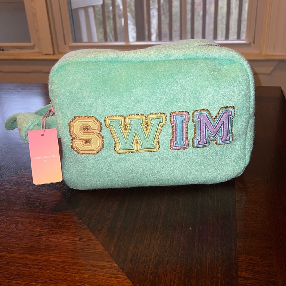 stoney clover x target large terry swim pouch